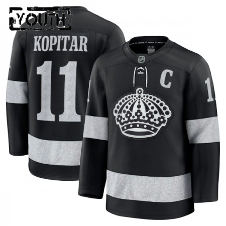Lasten NHL Los Angeles Kings Pelipaita 2025-26 Fanatics Premium Anze Kopitar Alternate Musta